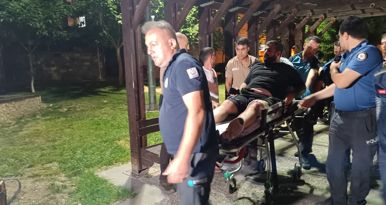 Kızların kavgasını ayırmak isterken yaralandı