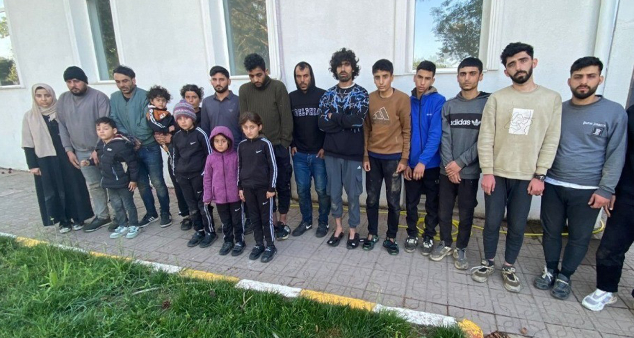 Yunanistan sınırında 19 düzensiz göçmen yakalandı