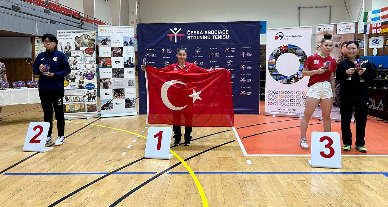 Özel sporcu Ebru Acer’den Altın Madalya!