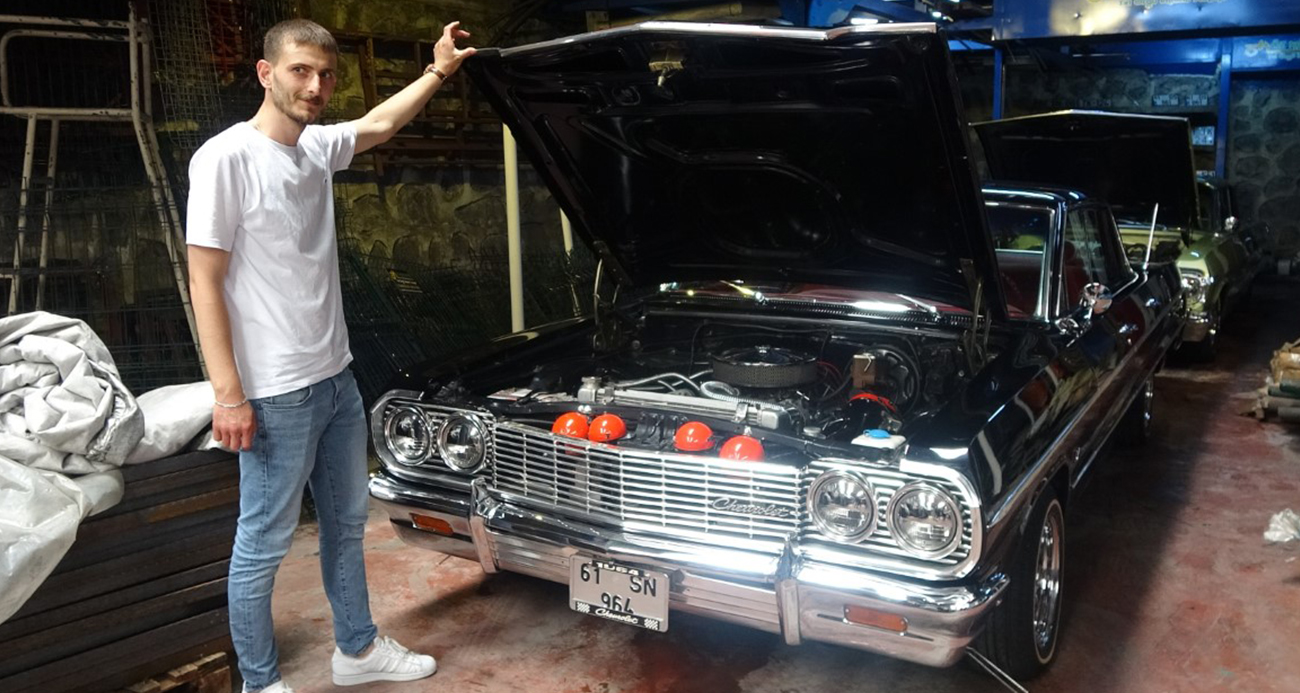 Trabzonlu gencin paha biçilmez araba koleksiyonu