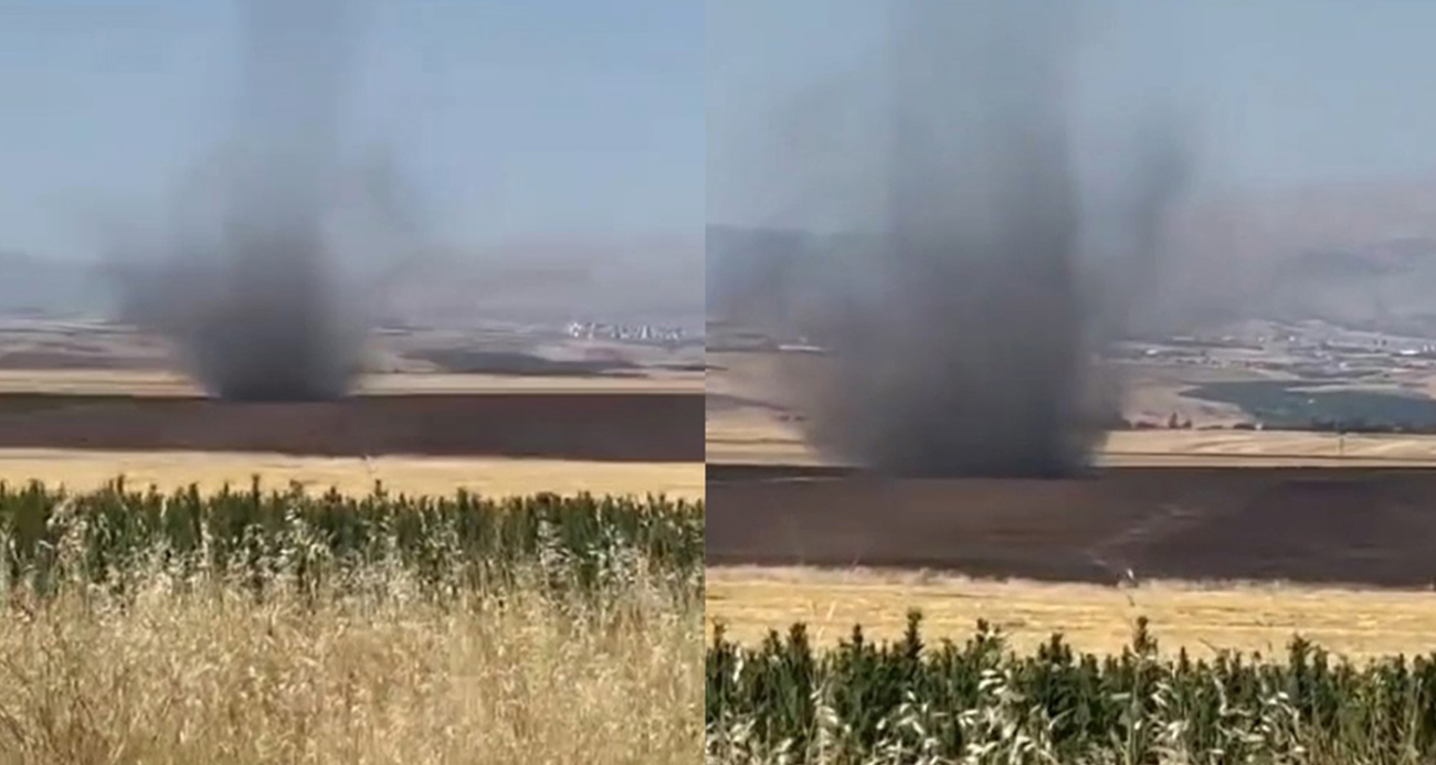 Adıyaman’da hortum görüntülendi