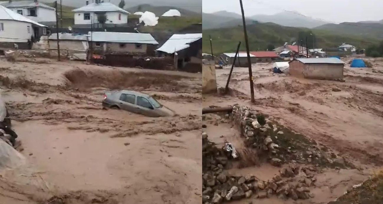 Ağrı’da sel! Yıldırım düşmesi sonucu çoban yaralandı