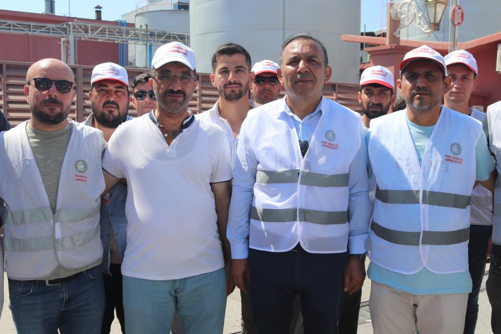 Zeytinyağı fabrikası işçileri 31 gündür grevde