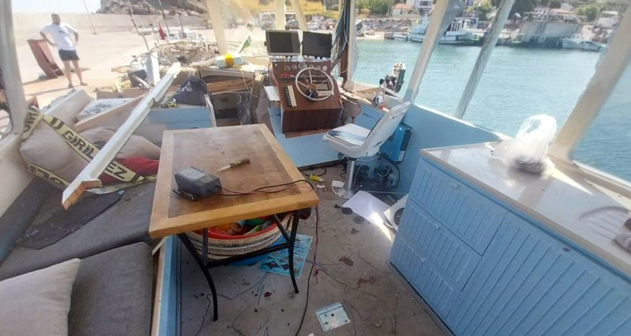 Yunan unsurlarının teknesine çarptığı balıkçı yaşananları anlattı