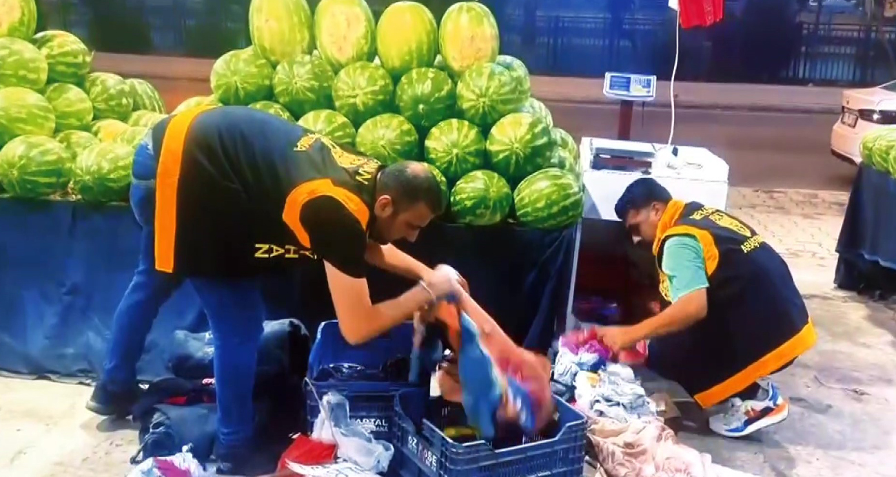 Karpuzcu tezgahı değil kaçak silah tezgahı
