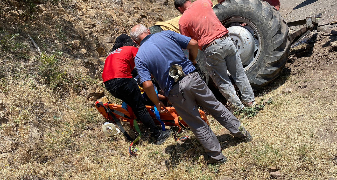 Çorum’da traktör 30 metrelik şarampole uçtu: 1 ölü