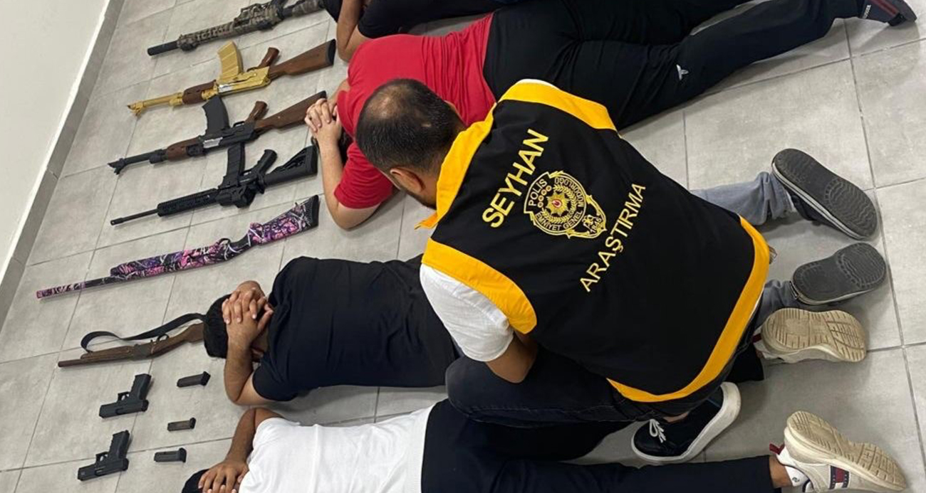 Adana’da havaya ateş açıp, sosyal medyadan paylaşan 4 kişi yakalandı