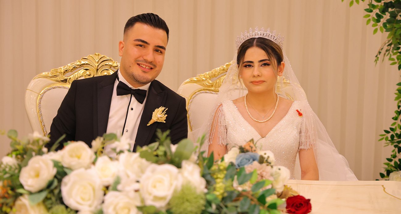 Depremin yıkamadığı aşıkların mutlu günü... Dünya evine girdiler