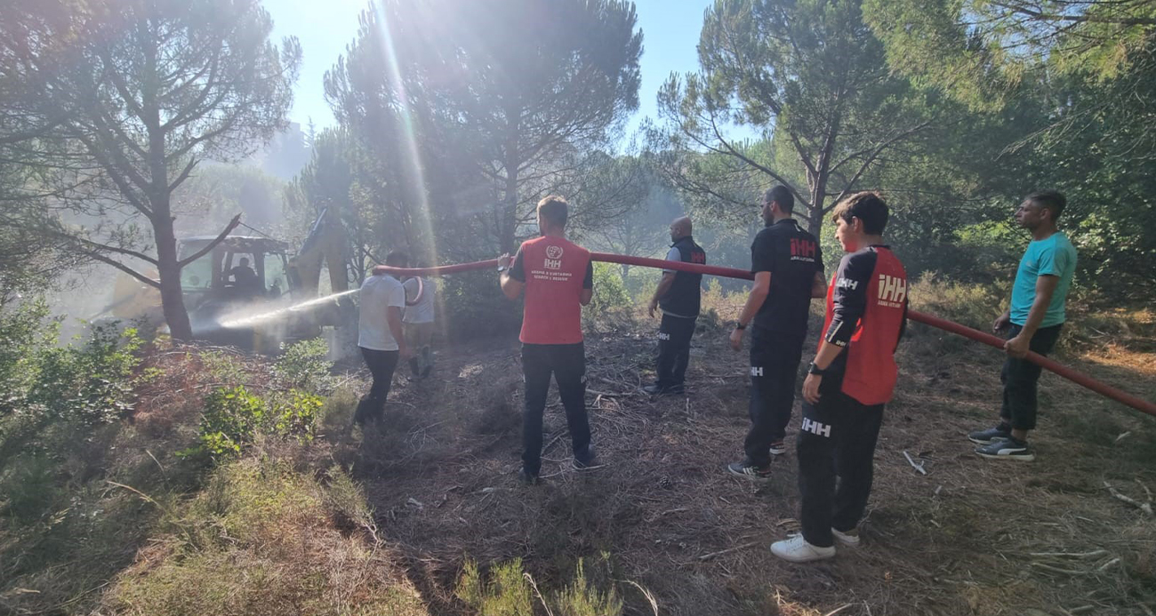 Yalova’da iki noktada çıkan yangınlar kontrol altına alındı