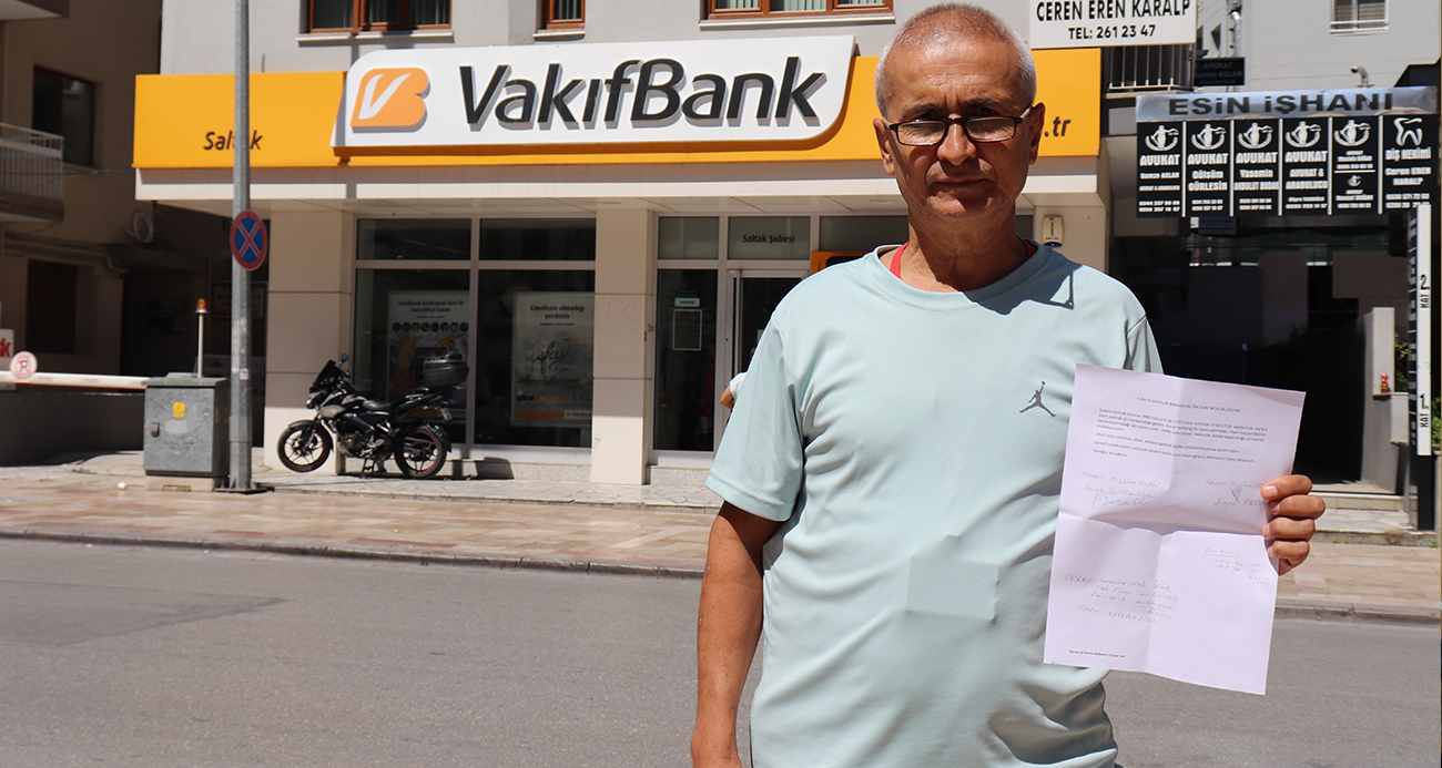 Arıza yapan ATM, başka müşterinin yatırdığı parayı emekli askere geri verdi