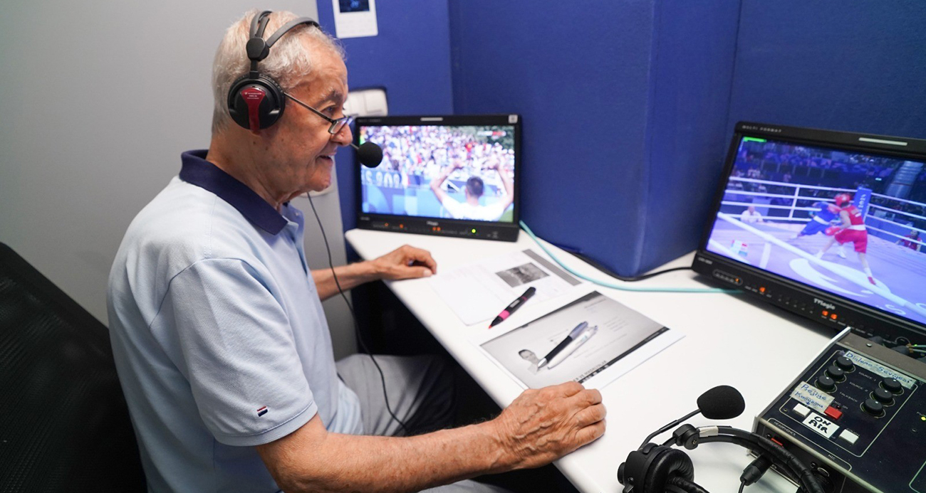 Orhan Ayhan, 7 ayrı olimpiyatlarda spikerlik yaparak kendi rekorunu egale etti