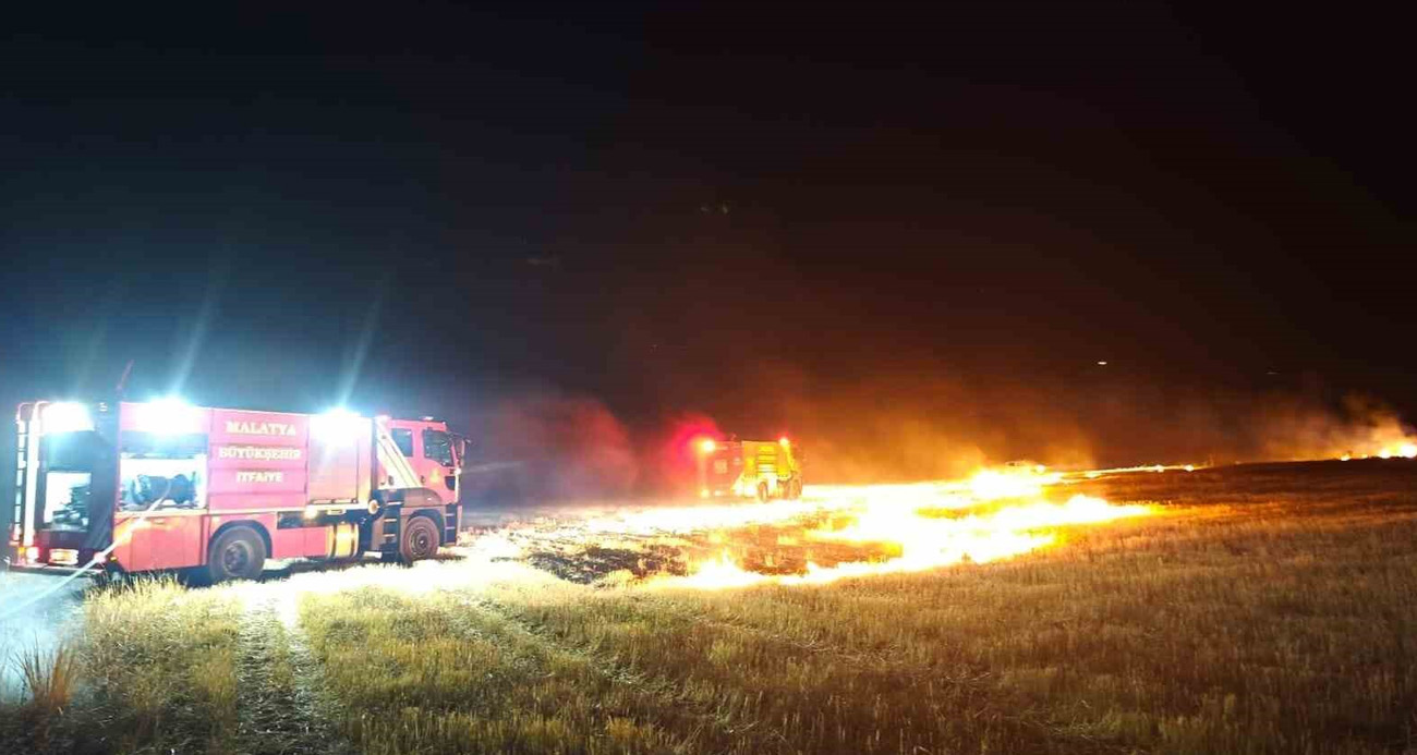 Malatya’da korkutan yangınlar
