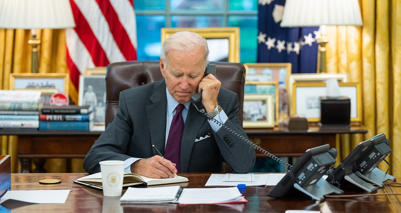 Biden, Mısır Cumhurbaşkanı es-Sisi ve Katar Emiri Al Thani ile görüştü