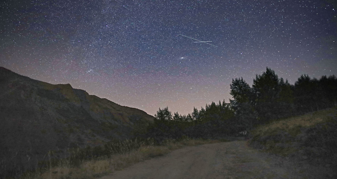 Bitlis’te perseid meteor yağmuru