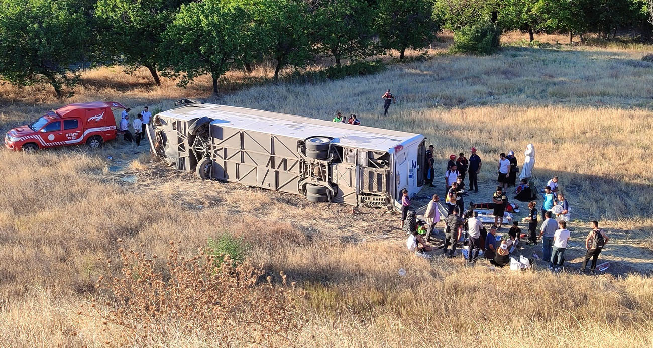 Malatya'daki otobüs kazasında yaralı sayısı 26'ya çıktı