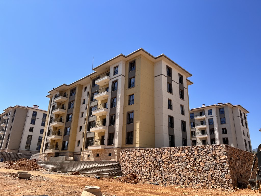 Kahramanmaraş Baykar deprem konutlarında sona gelindi