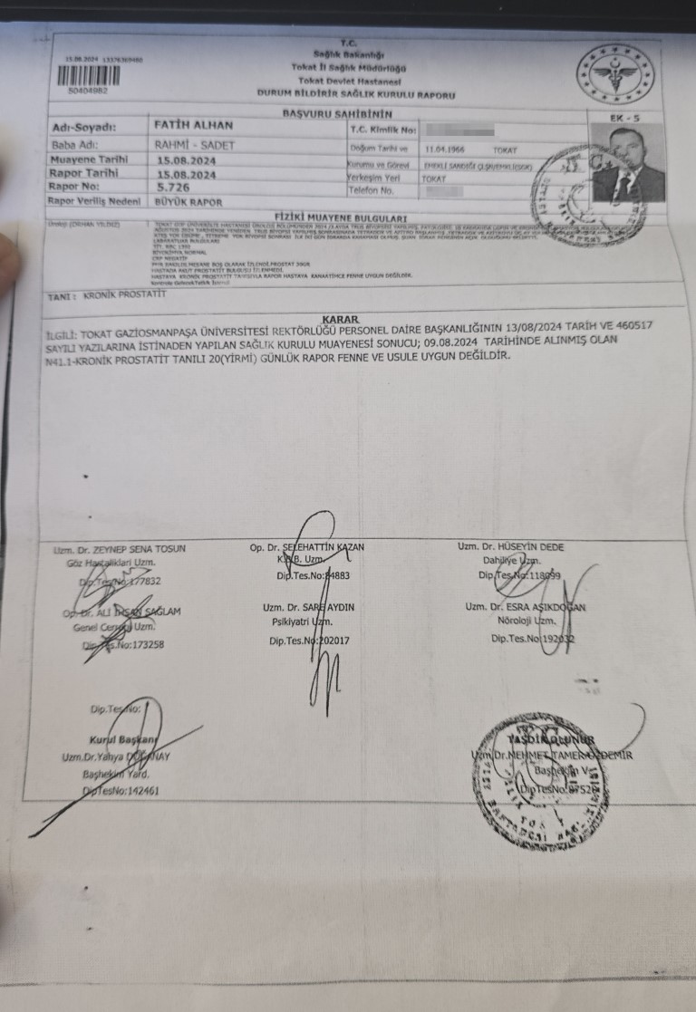 Cuma namazına gittiği için soruşturma açıldı, konu basında yer alınca başına gelmeyen kalmadı