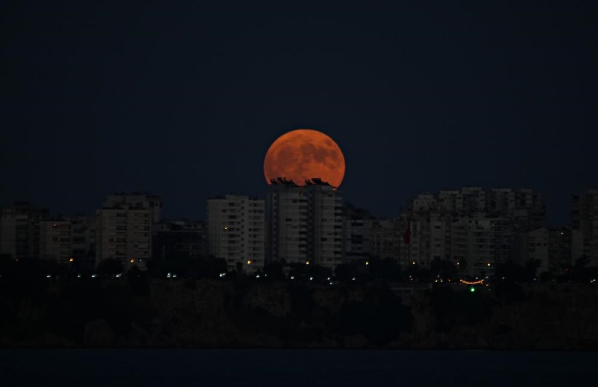 Yurttan Süper Mavi Ay manzaraları!