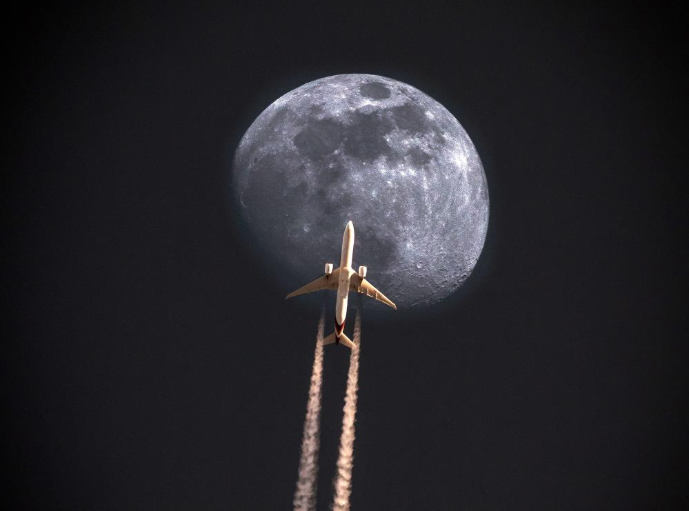 Bayburt’ta ‘Süper Mavi Ay’ görsel şölen sundu