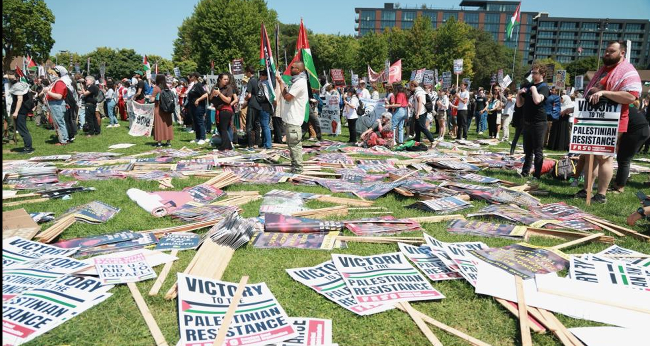 Demokrat Parti Kongresi, İsrail protestoları eşliğinde Chicago'da başladı