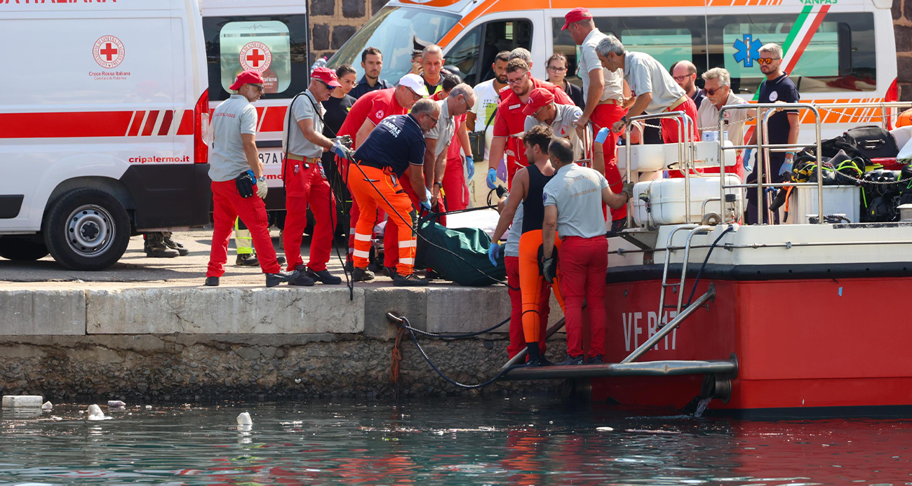 İtalya&#039;da batan lüks yatta 2 kişinin daha cansız bedenine ulaşıldı