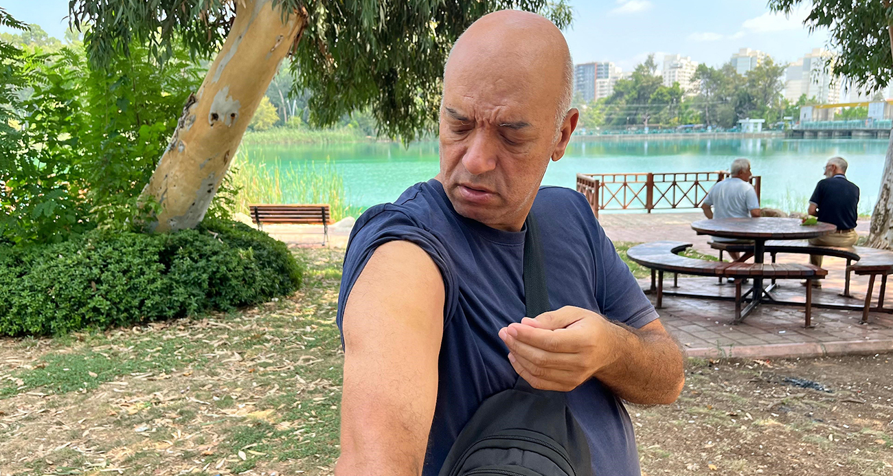 ’Ben aranıyorum, beni mi çekiyorsun’ deyip telefonunu çaldı