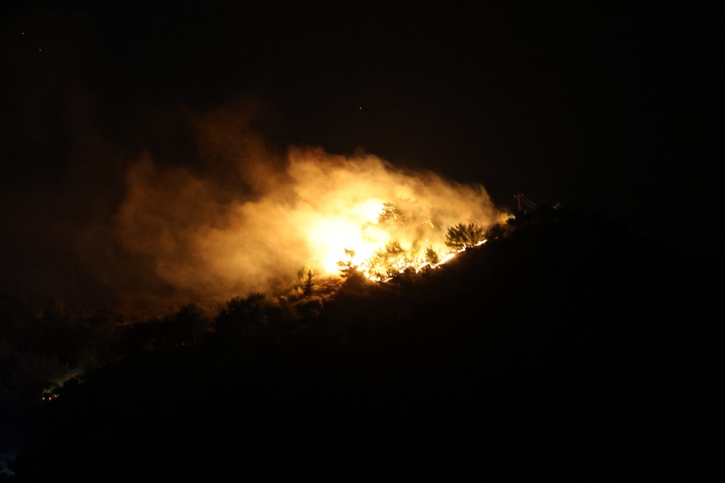 Hatay’da orman yangını