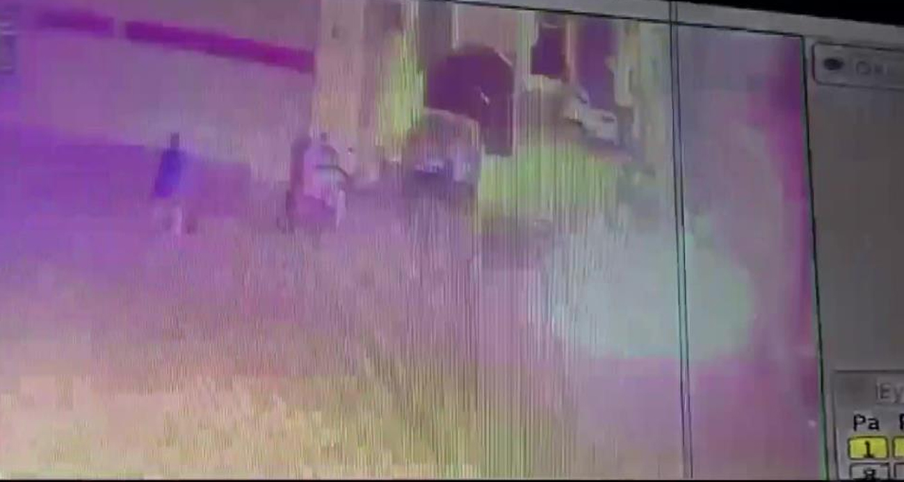 Silahlı ve EYP’li saldırı kamerada