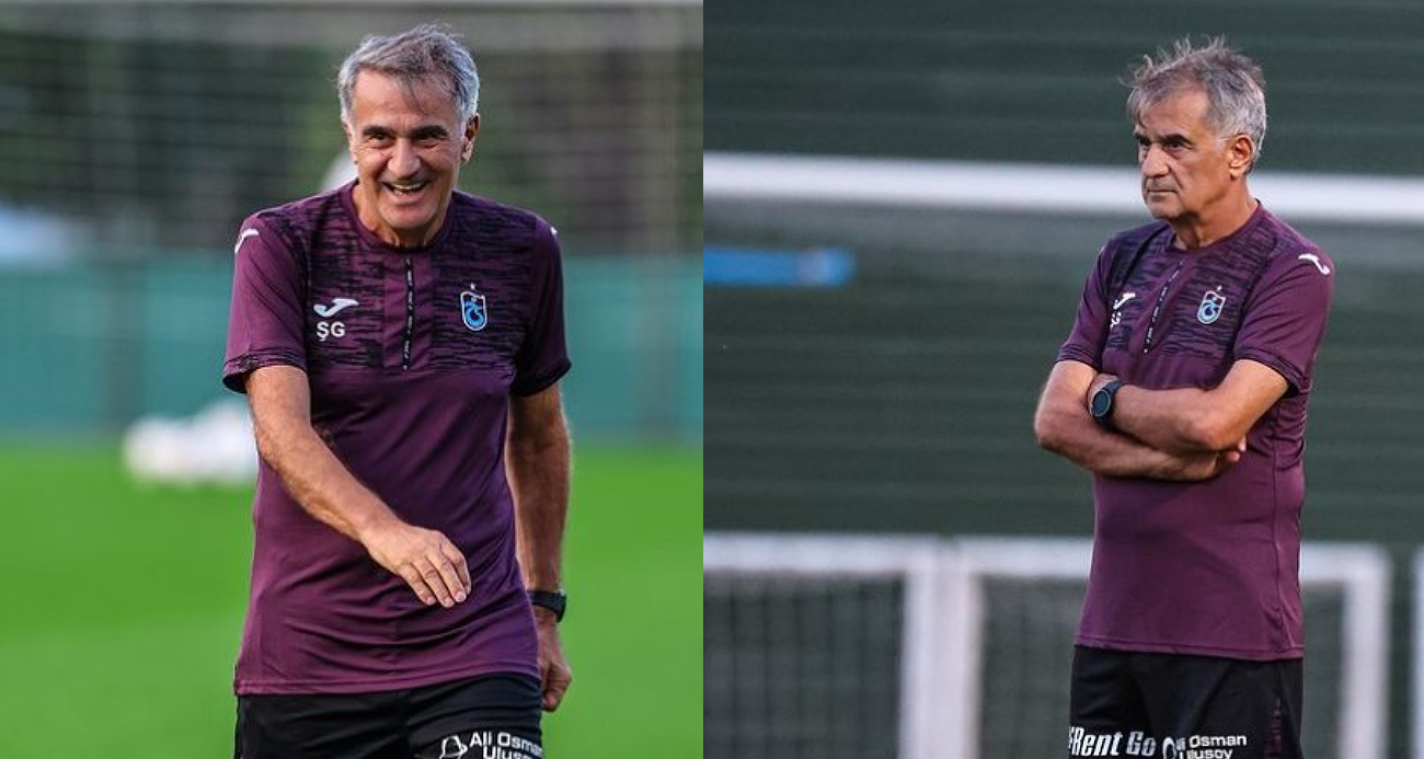 Şenol Güneş, 11 yıl sonra yeniden Trabzonspor’un başında antrenmana çıktı