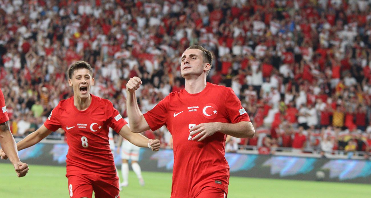 Milliler, İzlanda&#039;yı devirdi! Kerem Aktürkoğlu 3 golle yıldızlaştı