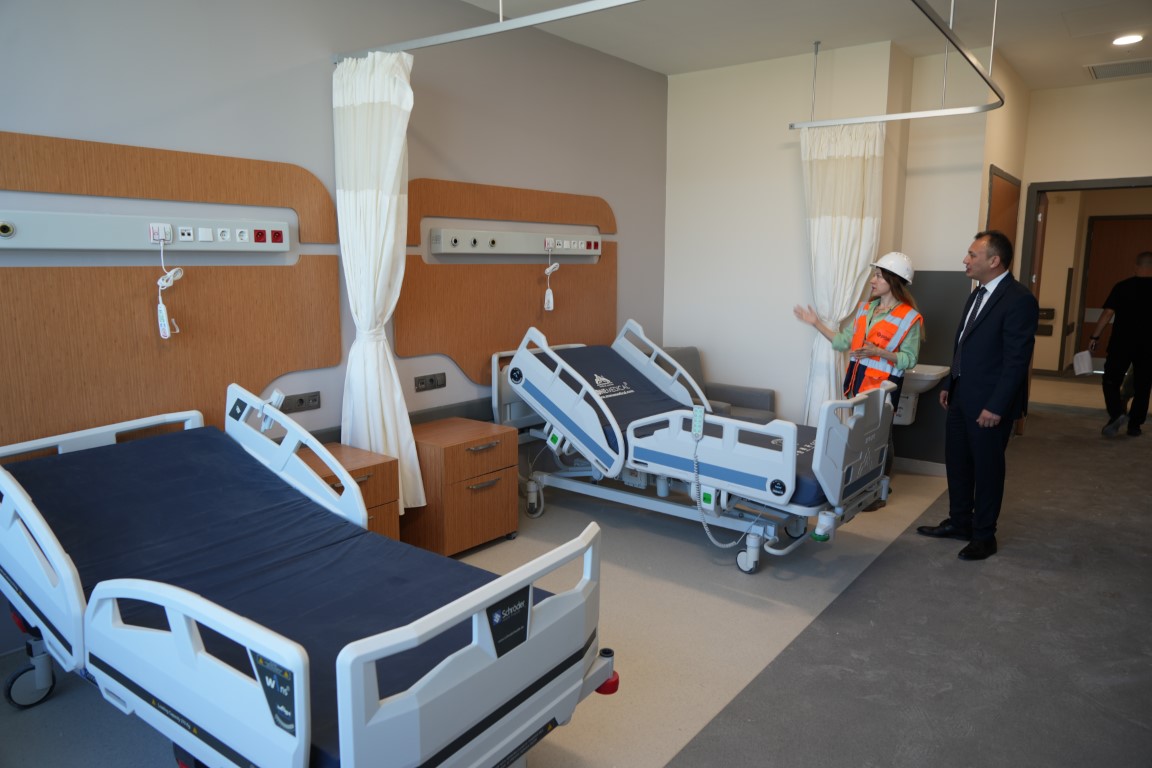 Samsun Şehir Hastanesi'nin tamamlanan birçok alanı hizmet vermeye hazır hale geldi