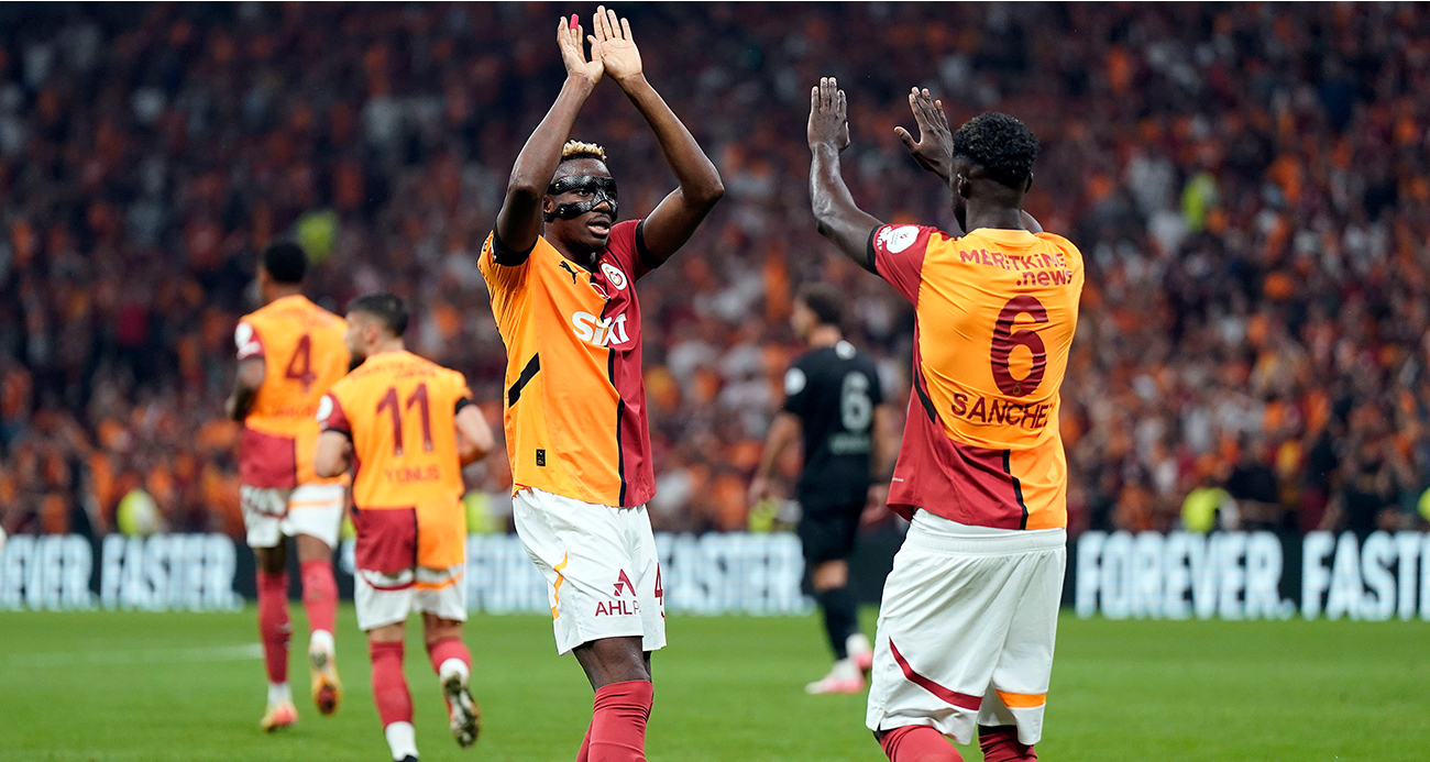 Aslan&#039;dan 4&#039;te 4! Galatasaray, farklı kazandı