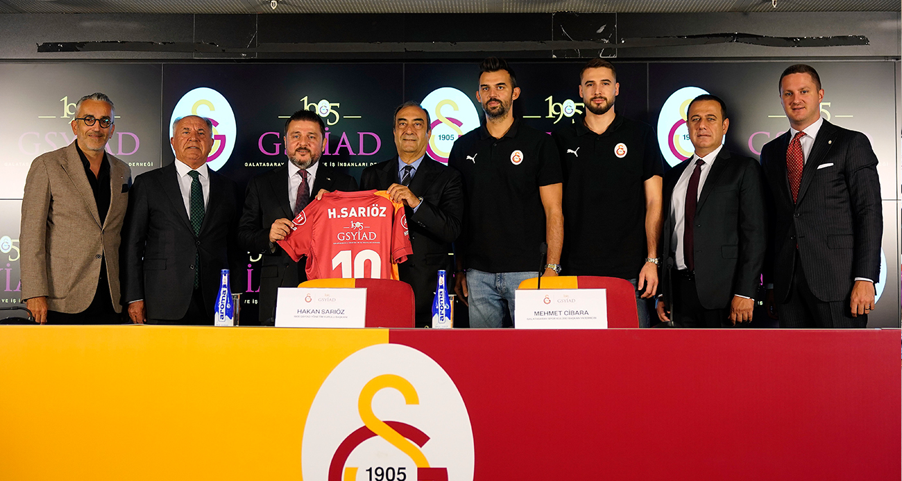 Galatasaray Erkek Voleybol Takımı’nın sırt sponsoru GSYİAD oldu