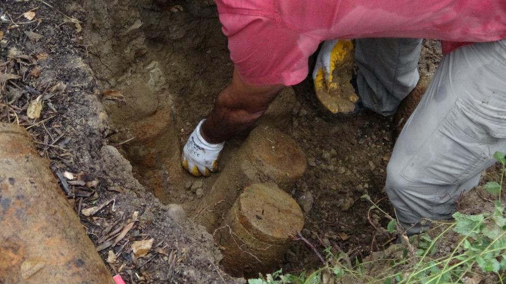 Çanakkale’de 109 yıllık 18 top mermisi bulundu