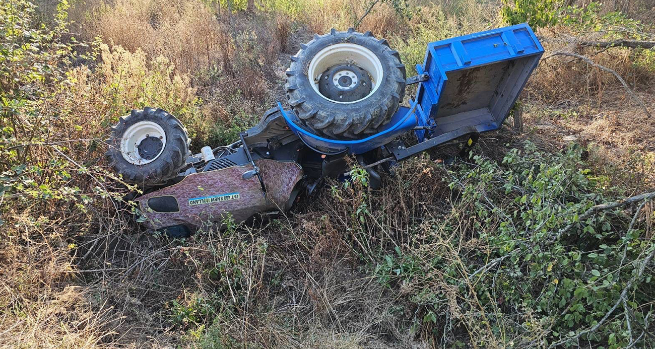 Bilecik’te traktör şarampole yuvarlandı: 1 ölü