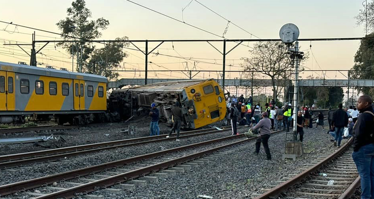 Güney Afrika’da tren raydan çıktı: 25 yaralı