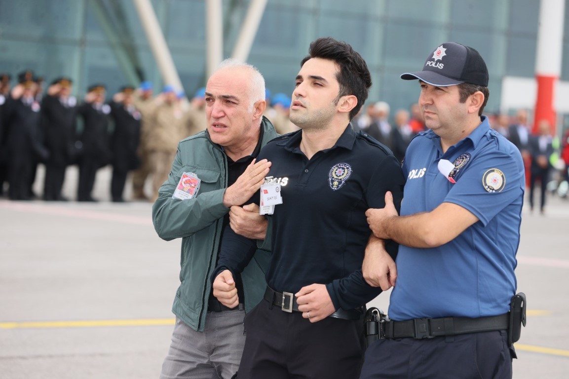 Şehit polis Şeyda Yılmaz’ın cenazesi memleketi Sivas’a getirildi