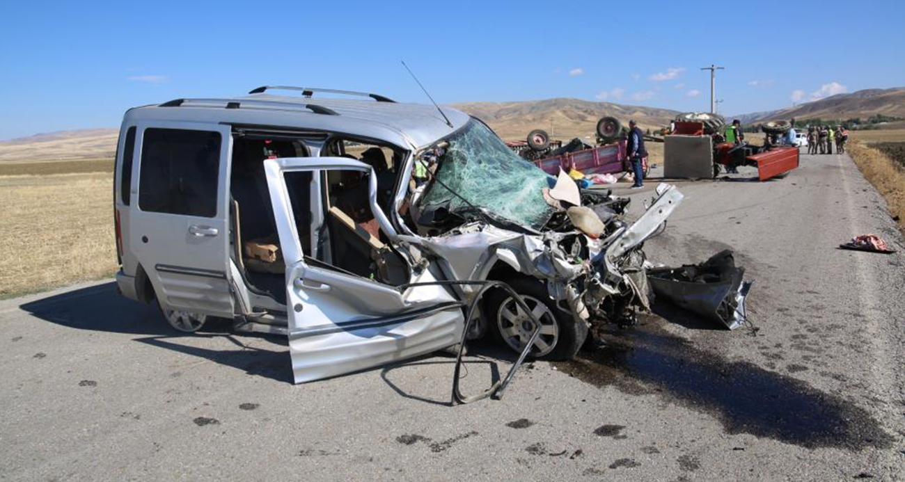 Muş’ta zincirleme trafik kazası: 10 yaralı