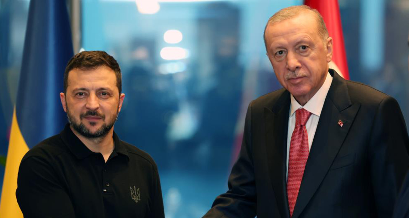  Cumhurbaşkanı Recep Tayyip Erdoğan, Birleşmiş Milletler 79. Genel Kurulu için gittiği New York’taki Türkevi’nde Ukrayna Devlet Başkanı Volodimir Zelenskiy’le bir görüşme gerçekleştirdi.