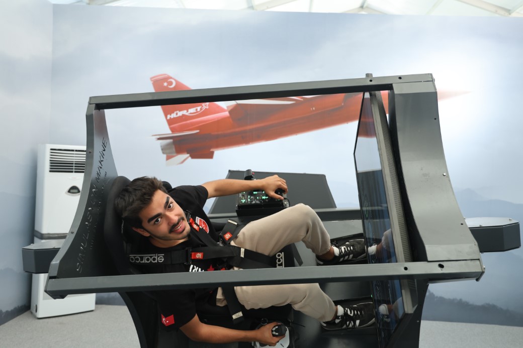 TEKNOFEST’te uçak simülatörleri yoğun ilgi gördü