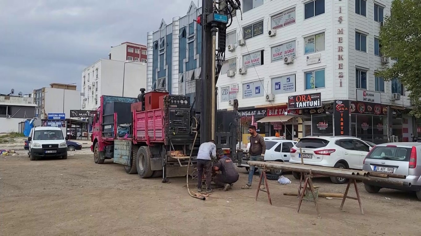 Adıyaman Meydan Projesinde zemin etüt çalışmaları başladı