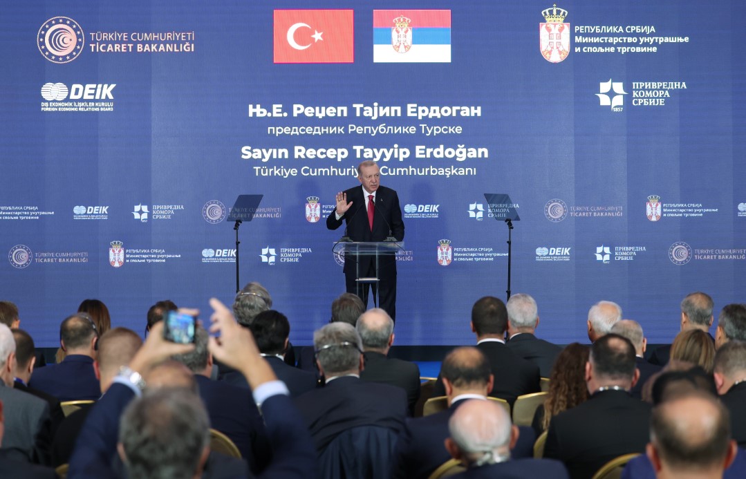 Cumhurbaşkanı Erdoğan: "Sırbistan ile ticaret hacmi hedefimiz 5 milyar dolar”