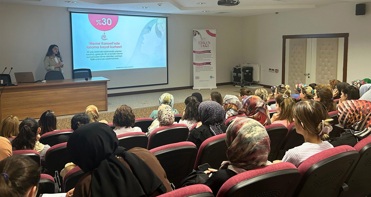Adıyamanlı kadınlar meme kanseri farkındalık hareketi için bir araya geldi
