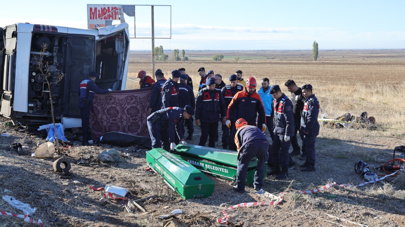 <p>Yaralılar, olay yerine gelen sağlık ekipleri tarafından ilk m&uuml;dahalenin ardından ambulanslarla Aksaray Eğitim ve Araştırma Hastanesi ve &ouml;zel hastanelere kaldırılarak tedavi altına alındı. Yaralıların bazılarının durumunun ağır olduğu bildirilirken, hayatını kaybedenlerin kimlik tespit &ccedil;alışmaları devam ediyor.</p>