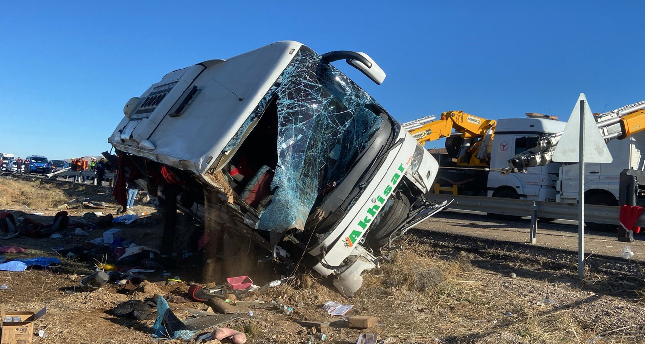 Aksaray'da feci otobüs kazası: 6 ölü, 29 yaralı