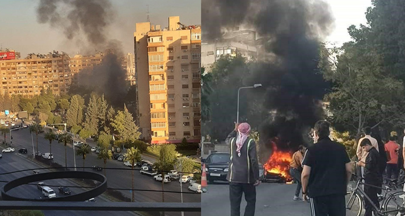 Suriye'nin başkenti Şam'da bir araca düzenlenen füze saldırısında 2 kişi hayatını kaybetti, 3 kişi de yaralandı.