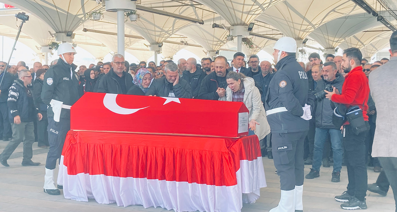 TUSAŞ saldırısında şehit olan güvenlik görevlisi Atakan Şahin Erdoğan son yolculuğuna uğurlandı