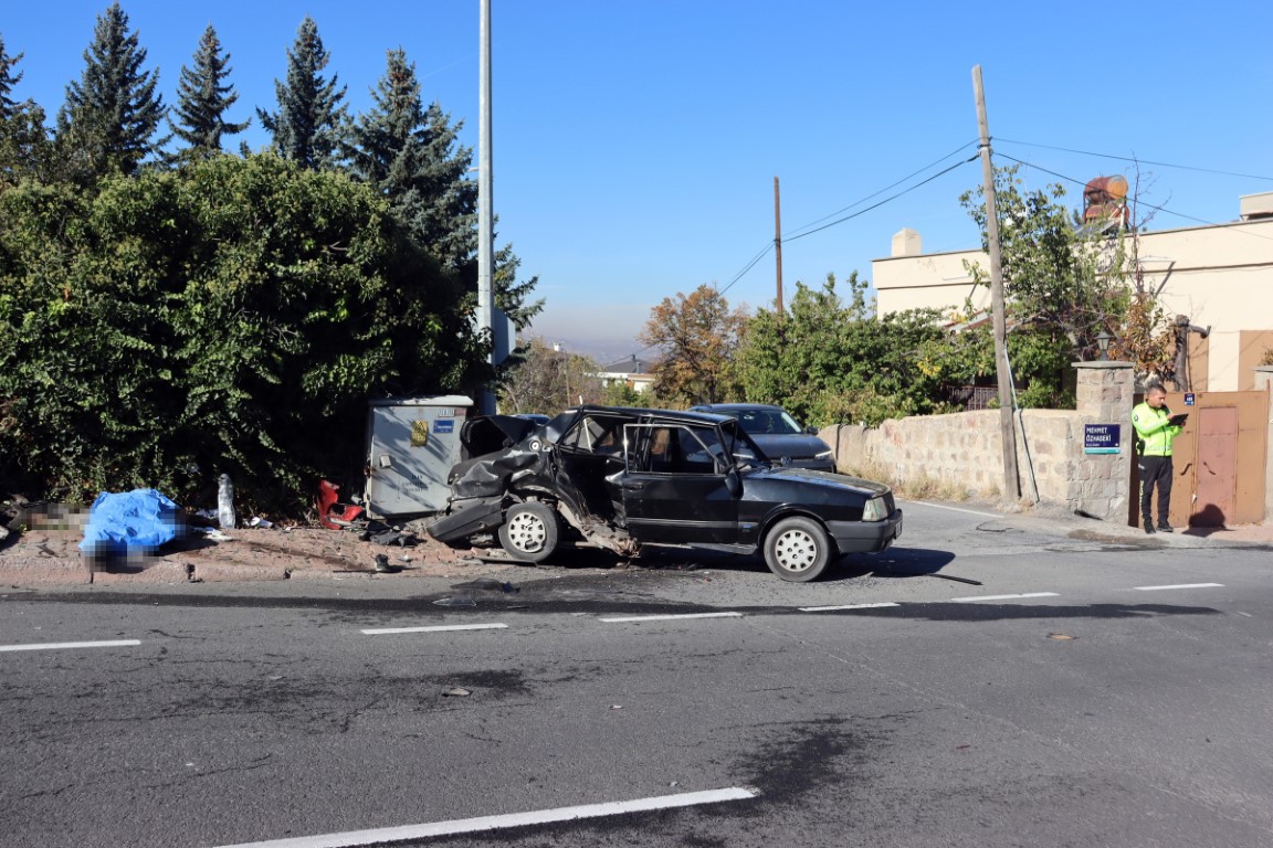 Kayseri’de kaza yapan Tofaş perte çıktı: 1 ölü, 3 yaralı