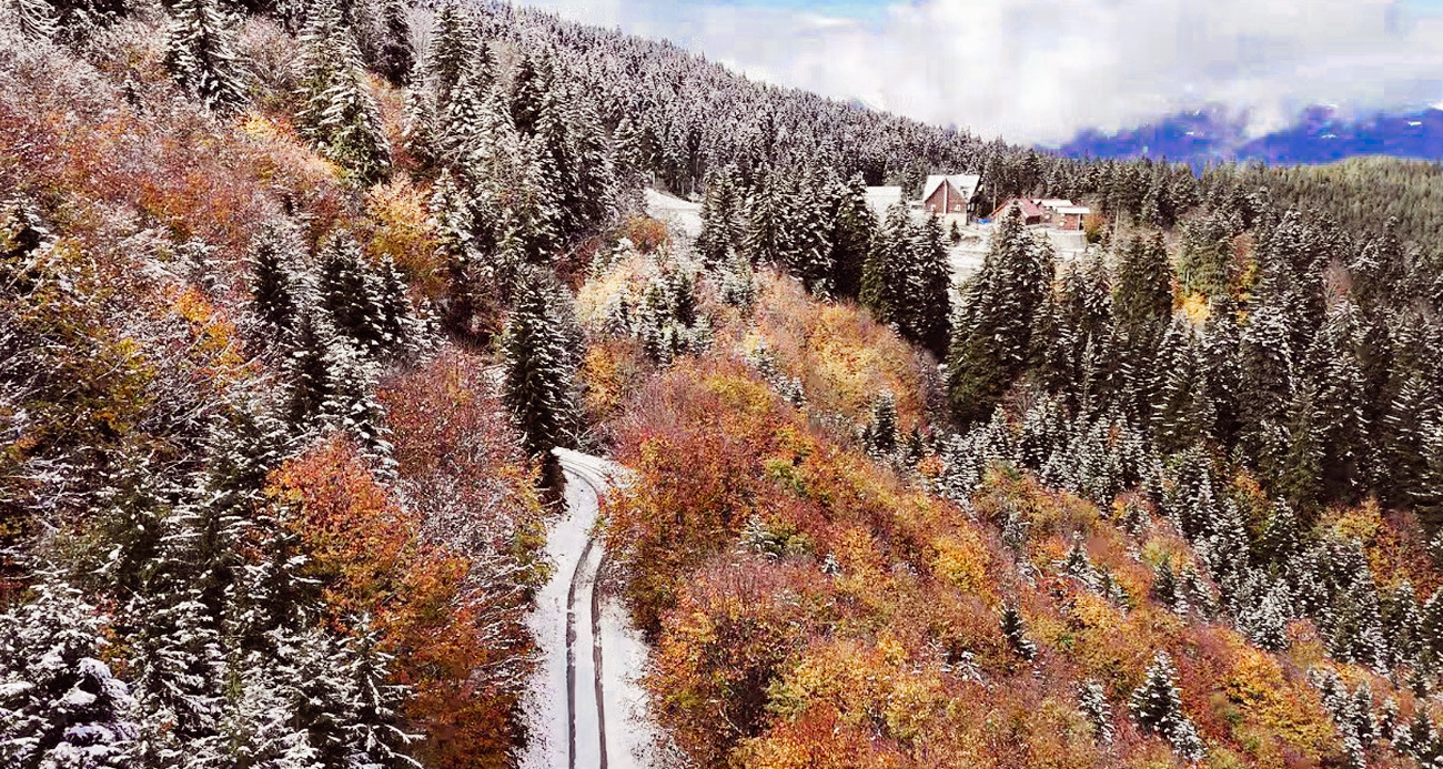 Artvin’in dağlarında kış, köylerinde sonbahar yaşanıyor