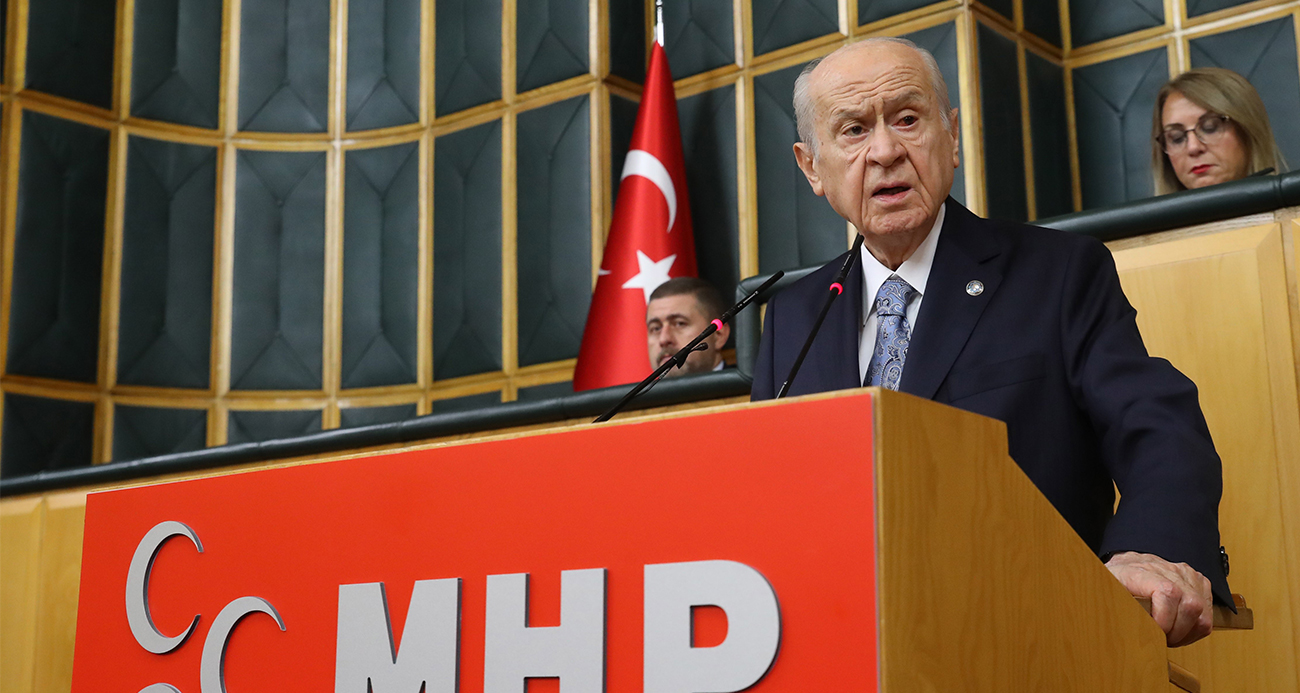 MHP Lideri Devlet Bahçeli: ''Sözümün arkasındayım''